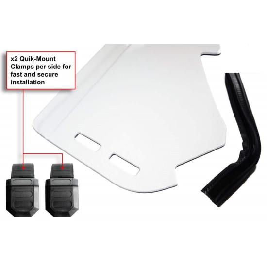 Half windshield can-am maverick 2013-2018
