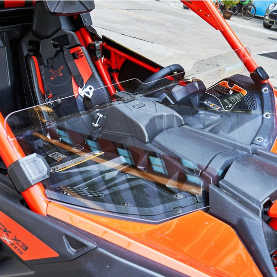 Half windshield can-am maverick X3