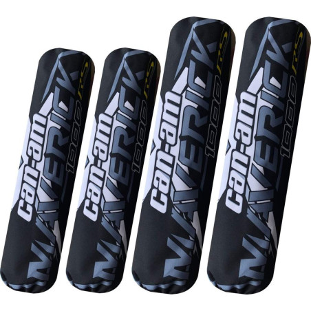 Shock cover Can-am maverick X3 black gray