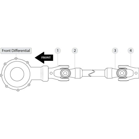 Yoke front can-am Outlander G1 commander 800 1000 13-15 715900121 705400782 705400391