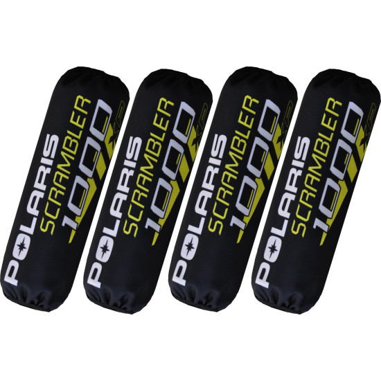 Shock cover Polaris Scrambler 1000 black-yellow new model