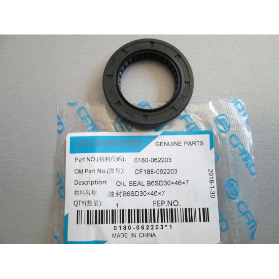 16. seal 30X46X7 cfmoto 500 X5 0180-062203 CF188-062203
