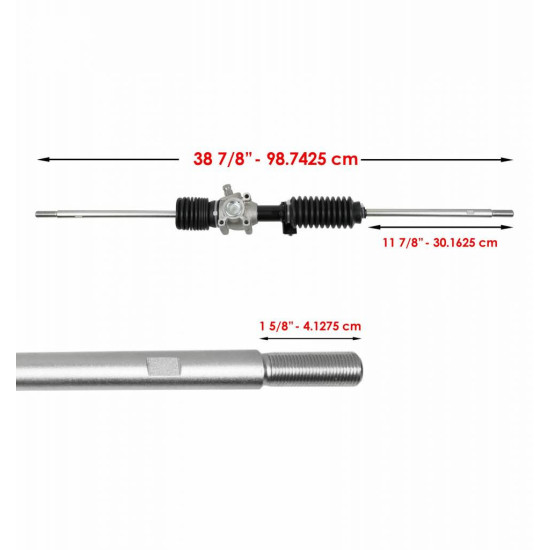 Steering rack and pinion polaris RZR 900 1000 1823994, 1824349, 1824770