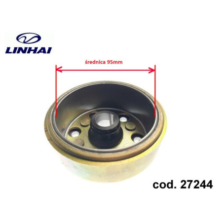 Flywheel rotor Linhai 400 27244 carb model