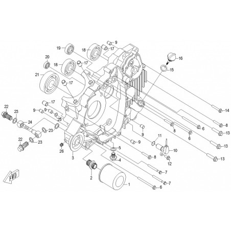 speed sensor cfmoto 500 X5 0130-011300-0001
