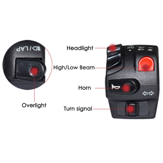 Multi Function Handle left switch