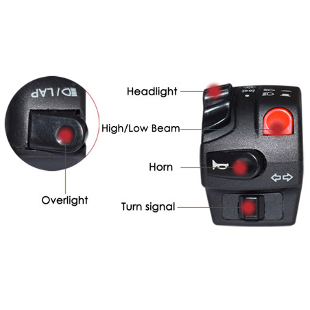 Multi Function Handle left switch