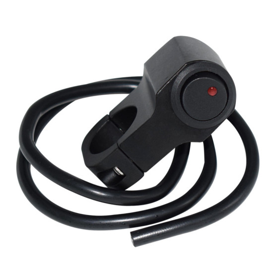 Alu switch 100% waterproof with mounting bracket and led