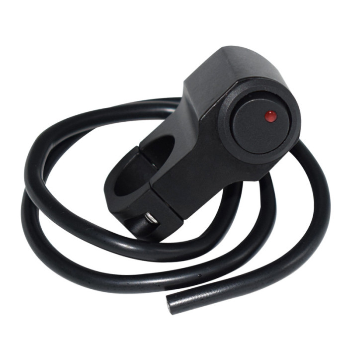 Alu switch 100% waterproof with mounting bracket and led