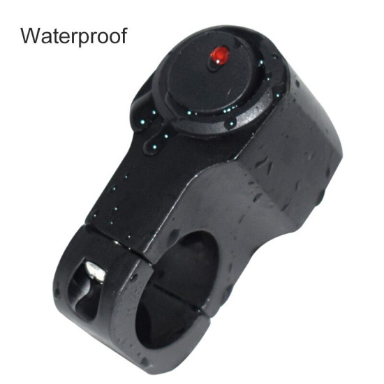 Alu switch 100% waterproof with mounting bracket and led