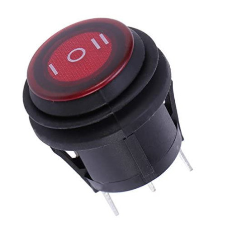 switch 100% waterproof PR18103W red ON OFF ON