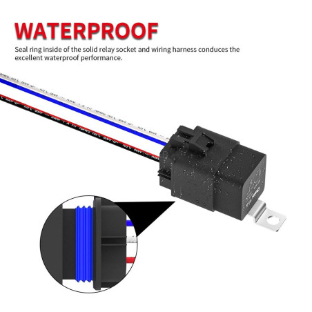 Waterproof relay 4 PINS 12V