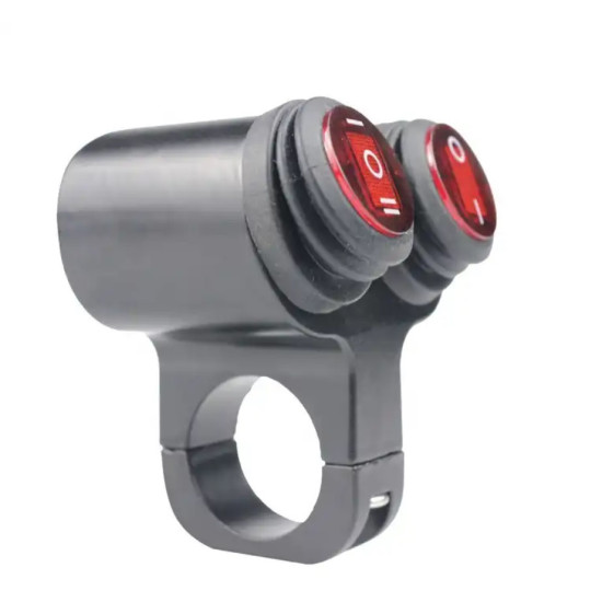 Handlebar alu switch double