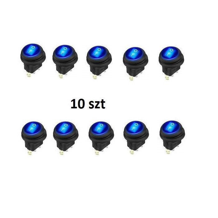 switch 100% waterproof PR18101 blue 10 pcs