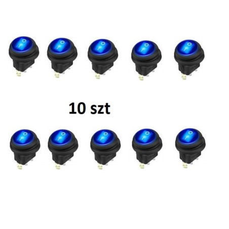 switch 100% waterproof PR18101 blue 10 pcs