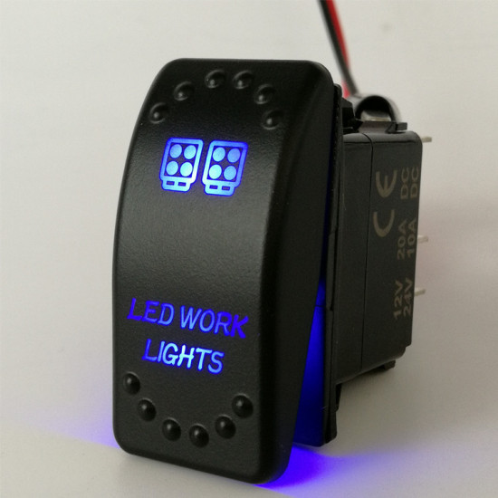 switch led works lights blue light