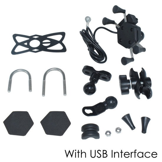 Navi bracket with USB socket