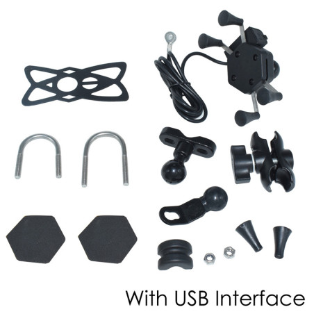 Navi bracket with USB socket