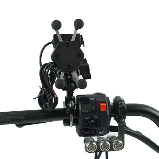 Navi bracket with USB socket