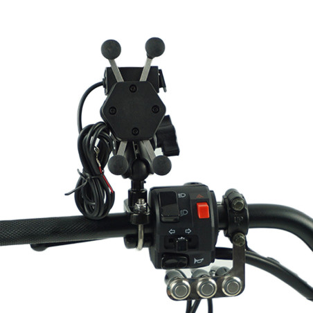 Navi bracket with USB socket