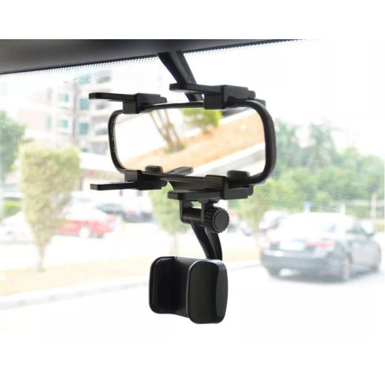 Phone navi bracket for mirrors