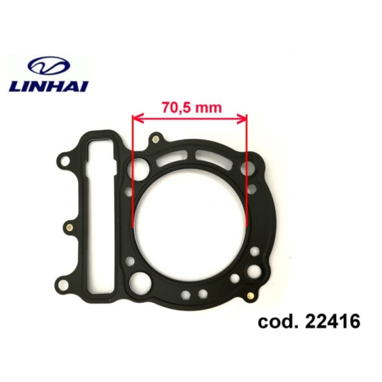 gasket cylinder head Linhai 260 22416