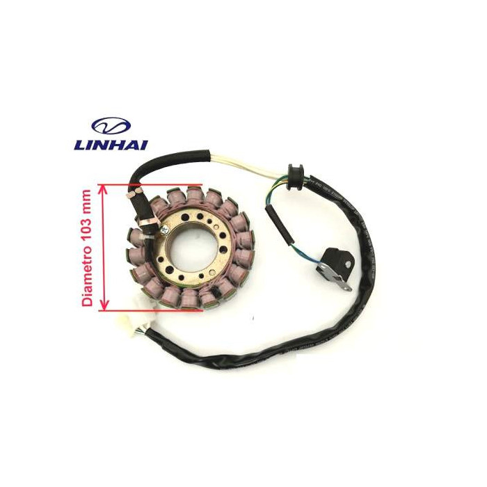 Stator Stator Linhai 260 300 24001a 103mm