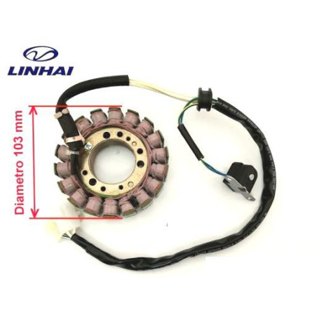 Stator Stator Linhai 260 300 24001a 103mm