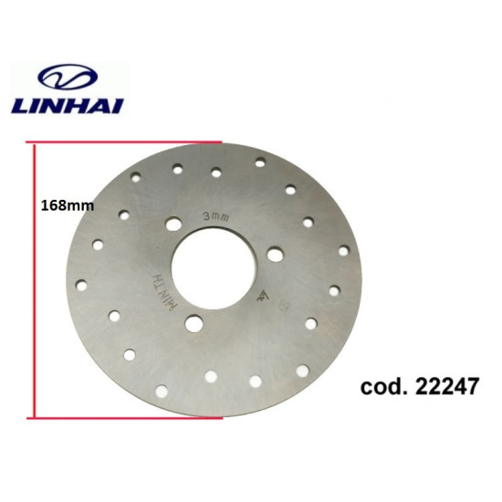 Rear brake disc linhai 260 300 400 22247