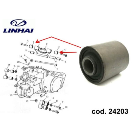 Engine bushing linhai 260 300 400 24203