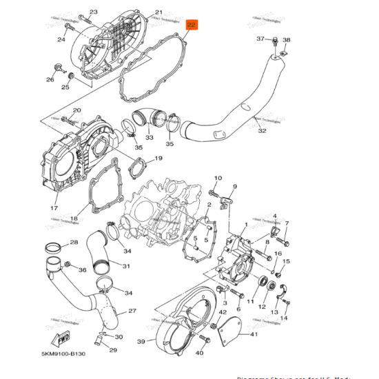 Yamaha OEM (5KM153790100)