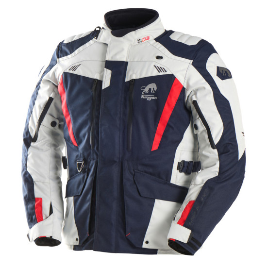 BLOUSON VESTE TEXTILE FURYGAN TOUTES SAISONS APALACHES EVO BLEU PEARL ROUGE TAILLE M