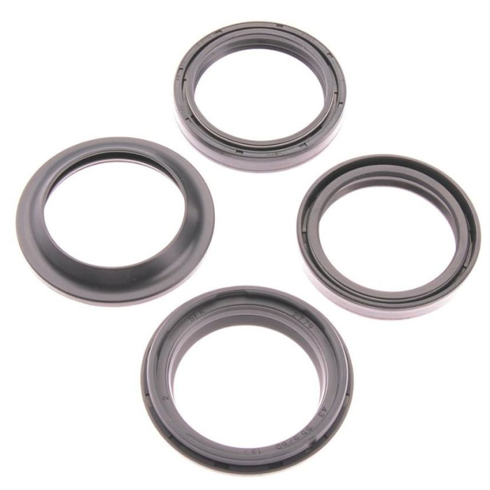 TOURMAX front shock absorber oil and dust seals (set) (43X55X9.5/10.5) YZF-R6, YZF-R1, TDM 900, FZ1, FZ8, GS