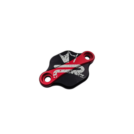 OBTURATEUR POMPE A HUILE BICOLORE MECABOITE KRM ADAPT. DERBI AM6 NOIR ROUGE