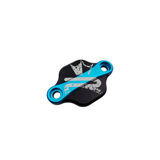 OBTURATEUR POMPE A HUILE BICOLORE MECABOITE KRM ADAPT. DERBI AM6 NOIR TURQUOISE
