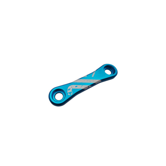 COUVERCLE OBTURATEUR POMPE A HUILEBICOLORE MECABOITE KRM ADAPT. DERBI AM6 TURQUOISE