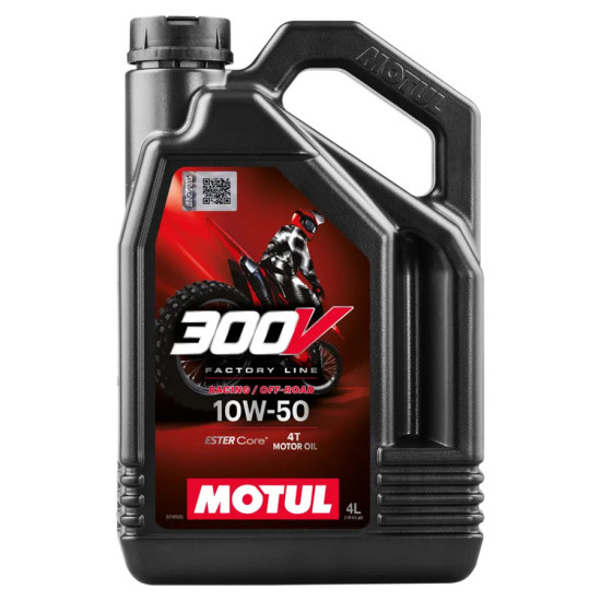 ENGINE OIL 4 STROKE MOTUL 300V OFF ROAD 10W50 4 LITERS