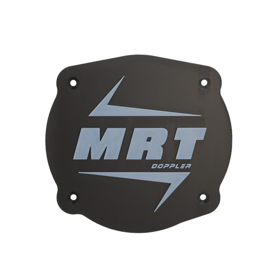 CACHE OBTURATEUR BOITE A AIR DOPPLER ADAPT. MRT - 2022 VERSION LOGO MRT NOIR GRIS