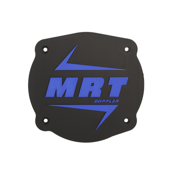 CACHE OBTURATEUR BOITE A AIR DOPPLER ADAPT. MRT - 2022 VERSION LOGO MRT NOIR BLEU