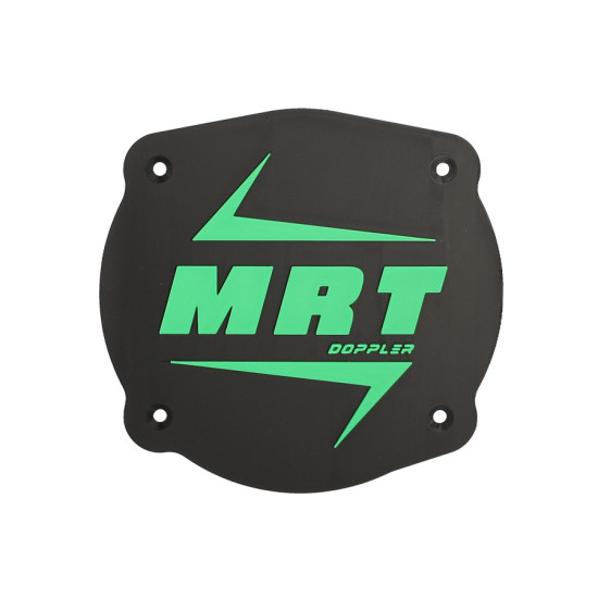 CACHE OBTURATEUR BOITE A AIR DOPPLER ADAPT. MRT - 2022 VERSION LOGO MRT NOIR VERT