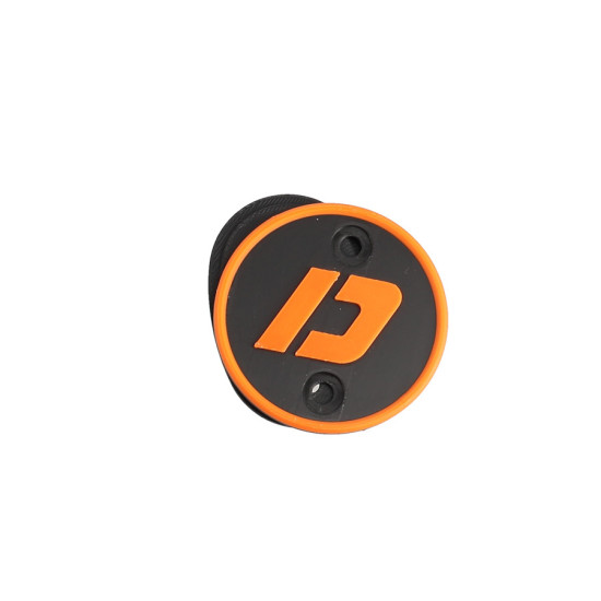 CACHE OBTURATEUR BOITE A AIR DOPPLER ADAPT. DERBI SENDA NOIR ORANGE