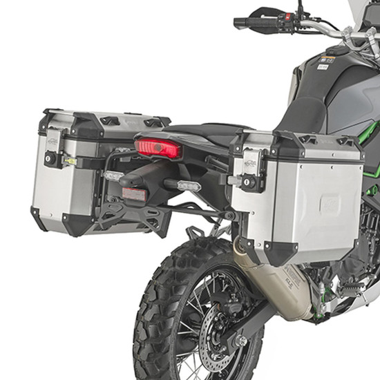 KAPPA 2026 09 STELAŻ KUFRÓW BOCZNYCH MONOKEY CAM SIDE KAWASAKI KLE 500 SE 26, - POD KUFRY KVG K VOYAGER ALU - PRAWY