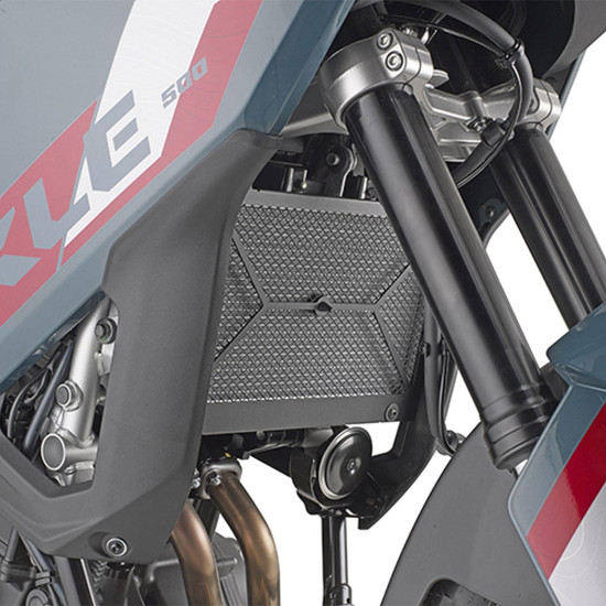 KAPPA 2026 09 OSŁONA CHŁODNICY KAWASAKI KLE 500 SE 26, KOLOR CZARNY