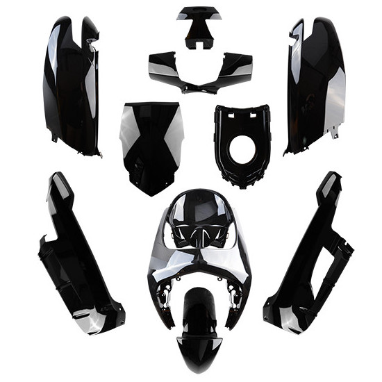 BODY KIT -SCOOTER- TUN R FOR PEUGEOT VIVACITY 3 BLACK 2008- 10 PARTS