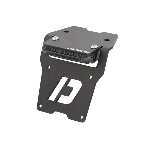 NUMBER PLATE SUPPORT CNC DOPPLER ALUMINIUM BLACK