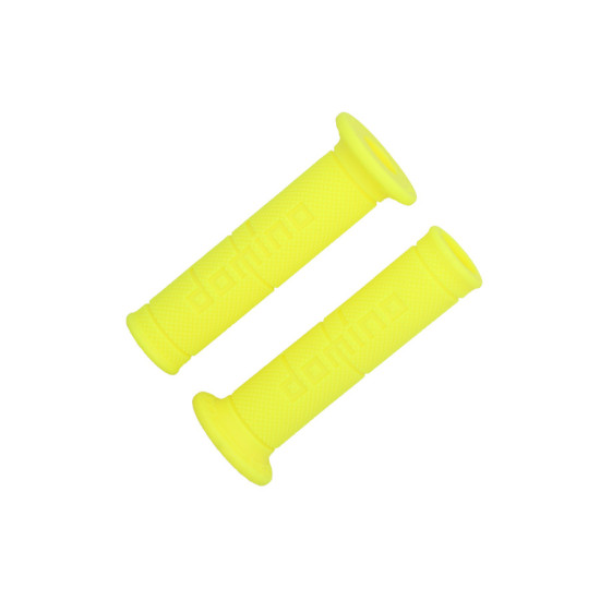 REVETEMENT POIGNEE DOMINO ROAD RACING JAUNE PR 120MM
