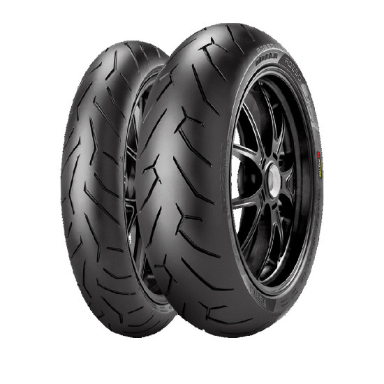 TYRE -MOTORCYCLE- 17 120 70 ZR 17 PIRELLI DIABLO ROSSO 2 FRONT M C 58 W TL