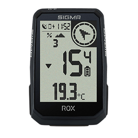 BELAIDIS DVIRAČIŲ MATUOKLIS GPS SIGMA ROX 4.0 ENDURANCE 30 FUNKCIJŲ - JUODA
