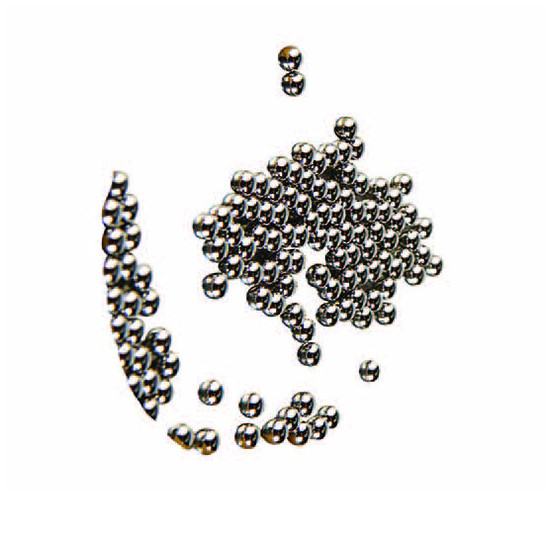 Kamuolys Ø5,50 1 didelis 144 kamuoliukai