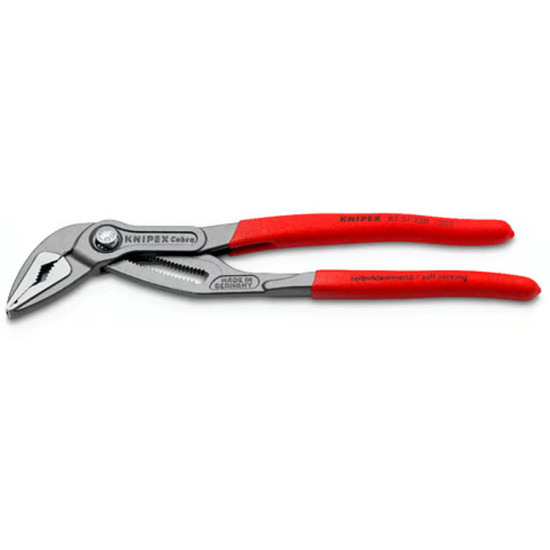 DAUGIAFUNKCINĖS REPLĖS KNIPEX COBRA ES ULTRA THIN 250 mm RAUDONOS